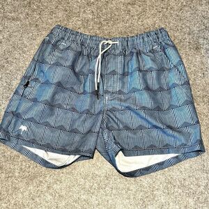 OAS Calo Lined Seim Trunks. Blue. Size XL